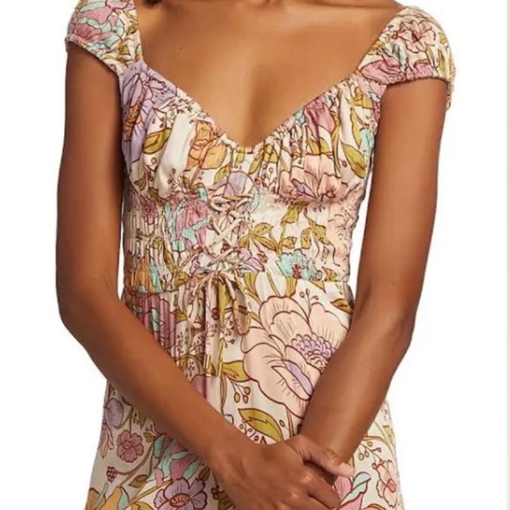 💐✨Free People Floral Jumpsuit in Pink and Yellow - Picture 2 of 10